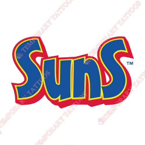 Jacksonville Suns Customize Temporary Tattoos Stickers NO.7731